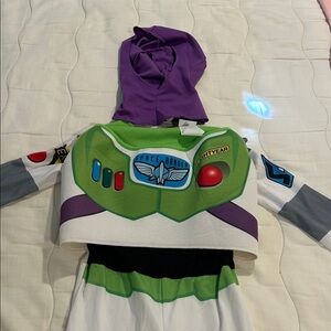 Buzz Lightyear Space Ranger Kids Costume 3/4T - Purple, Green, White